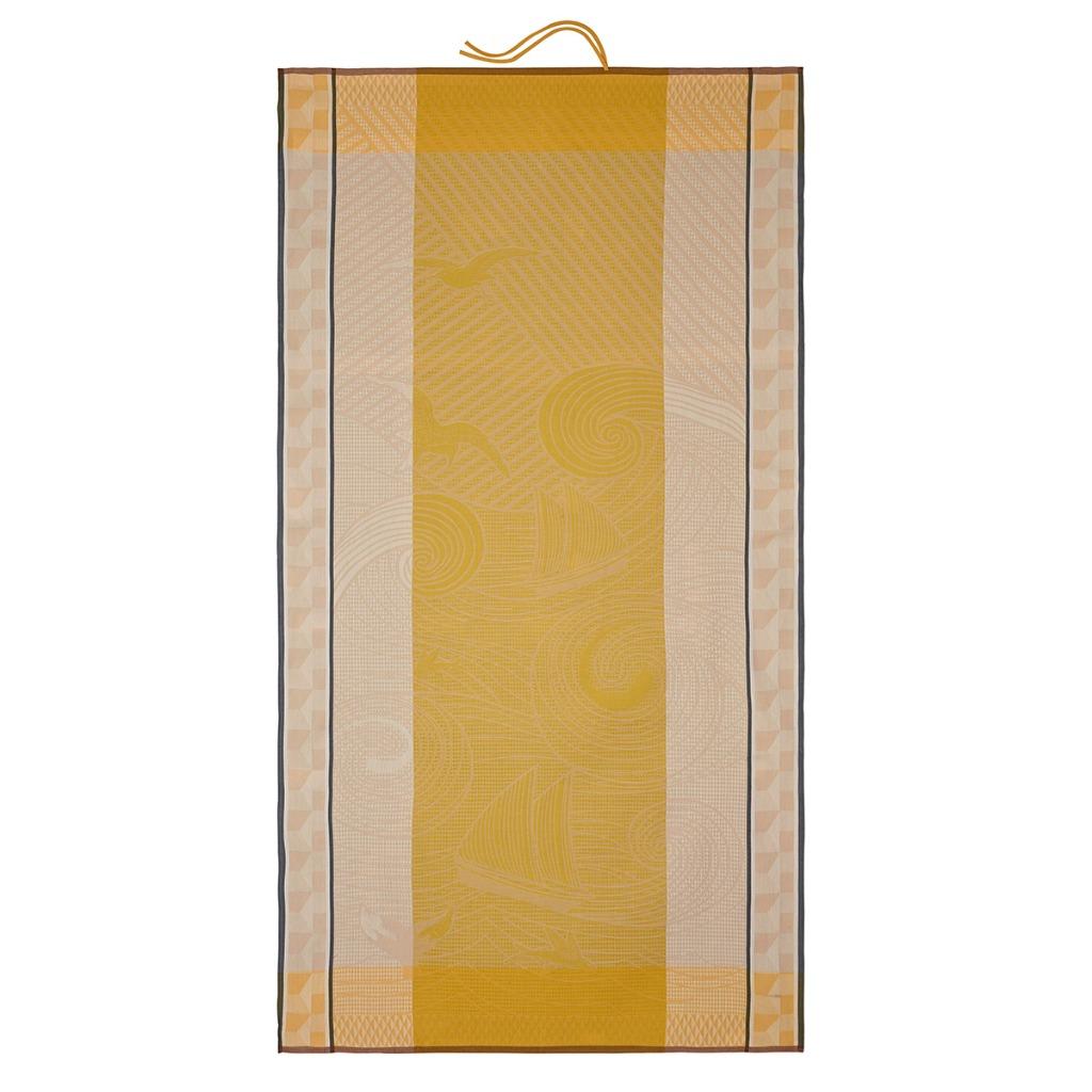 Strandlaken Baignade a Socoa sable- 200 x100 cm -100% katoen, Huis en Inrichting, Badkamer | Badtextiel en Accessoires, Nieuw