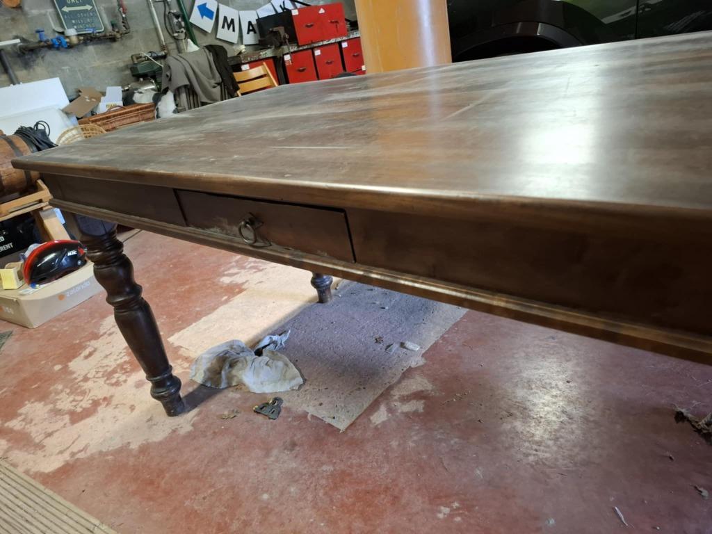 Tafel en stoelen set koloniaal, Huis en Inrichting, Ophalen, Gebruikt, Koloniaal, Vijf personen of meer