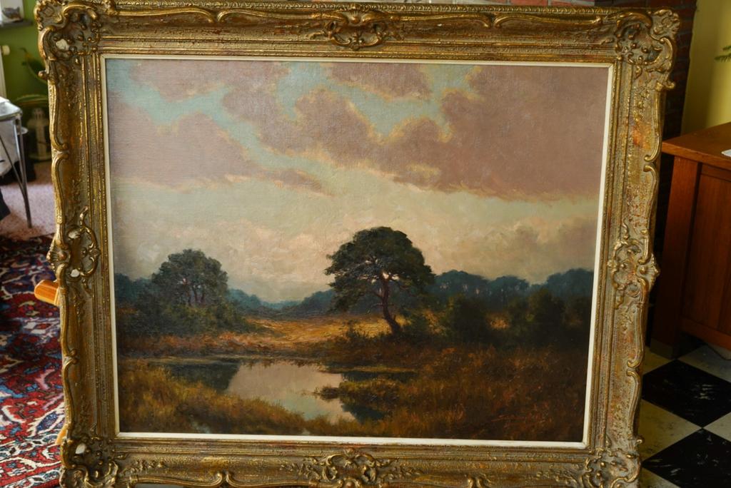 Paysage de Campine avec une fournaise, Enlèvement