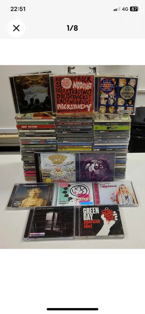 80 x Punk Rock CD Lot, Cd's en Dvd's, Ophalen of Verzenden
