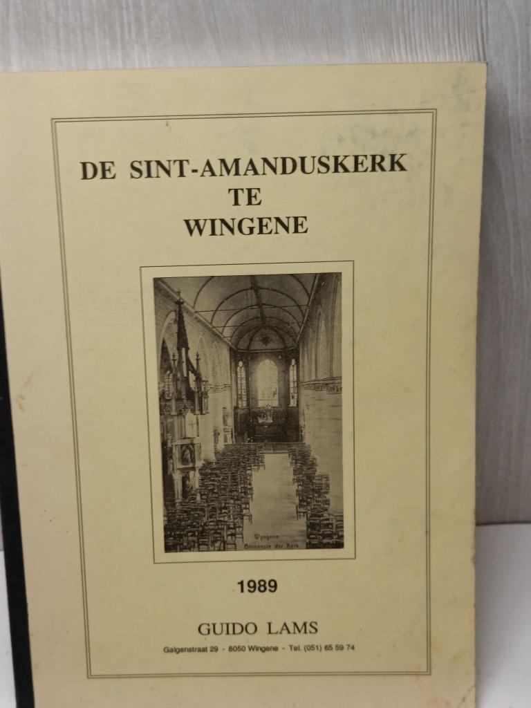 De sint amanduskerk te wingene guido lams 1989, Boeken, Ophalen of Verzenden