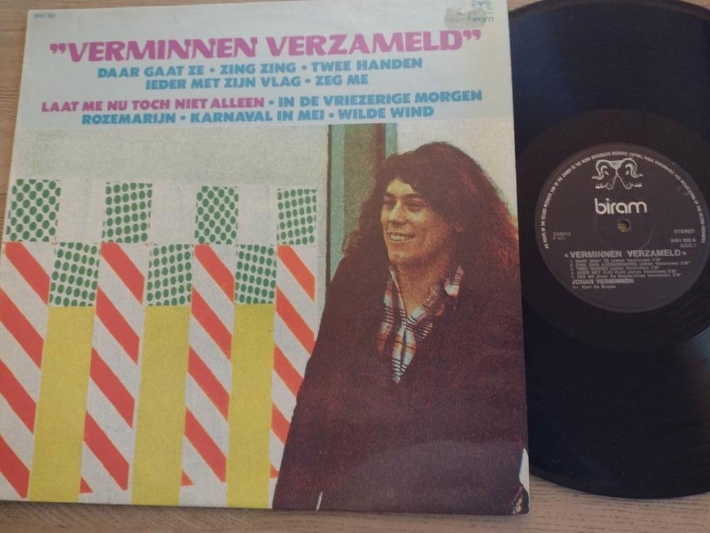 BELPOP LP : JOHAN VERMINNEN: VERMINNEN VERZAMELD 1975, Ophalen of Verzenden, Zo goed als nieuw, 12 inch, Pop