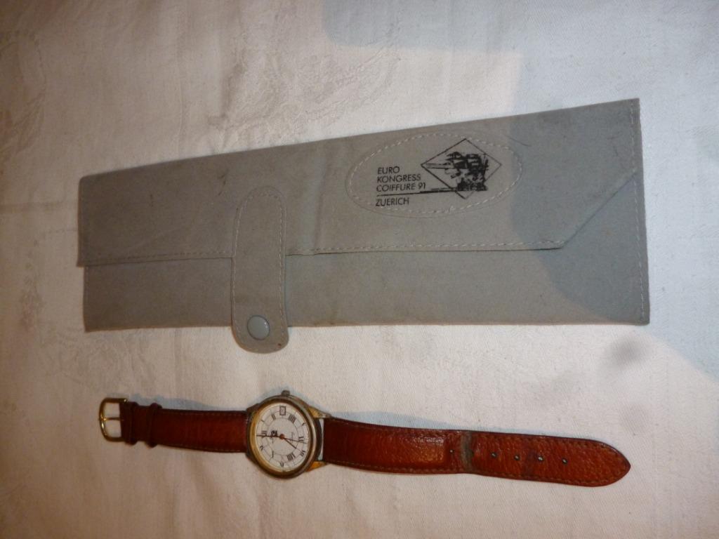Herenhorloge Quartz Swiss Made verzamelhorloge heren, Antiek en Kunst, Curiosa en Brocante, Ophalen
