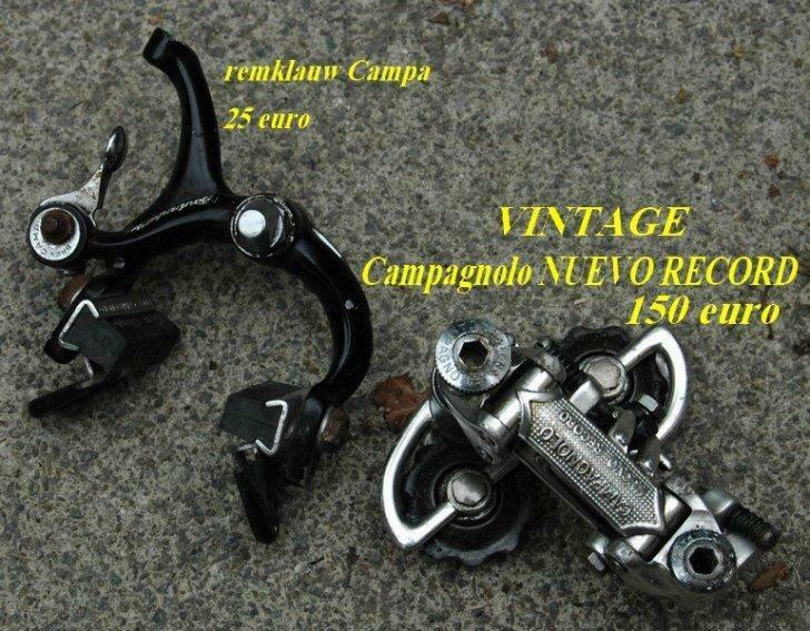 VINTAGE Campagnolo Nuevo Record derailleur (zeldzame)., Enlèvement, Utilisé, Dérailleur ou Chaîne