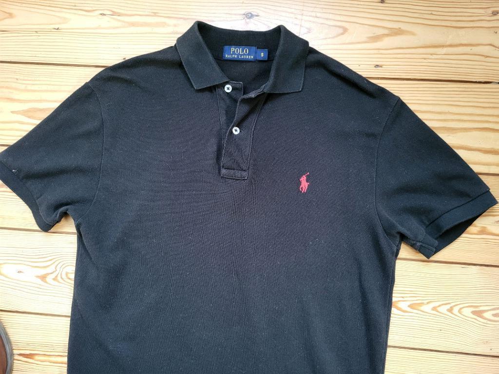 Polo noir Ralph Lauren Small, Ralph Lauren, Comme neuf, Noir, Enlèvement