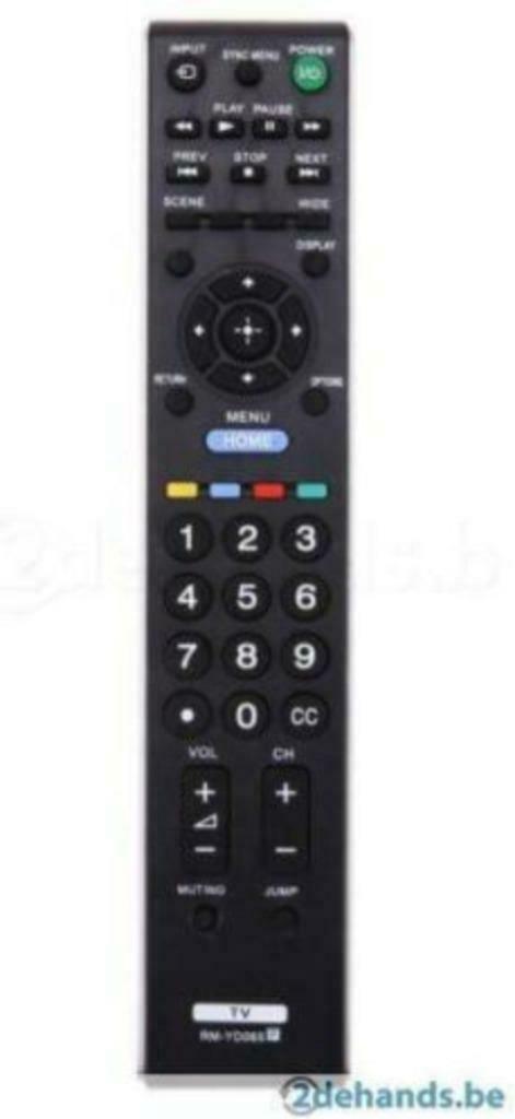 Sony Afstandsbediening voor LCD TV RM-YD065, Enlèvement ou Envoi, Utilisé, Originale, TV