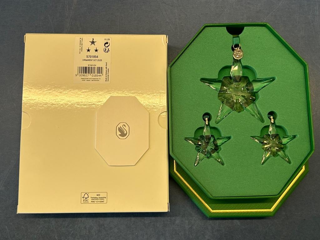 Swarovski Annual Edition Kerstster Ornament Set 2025, Enlèvement ou Envoi, Neuf, Figurine