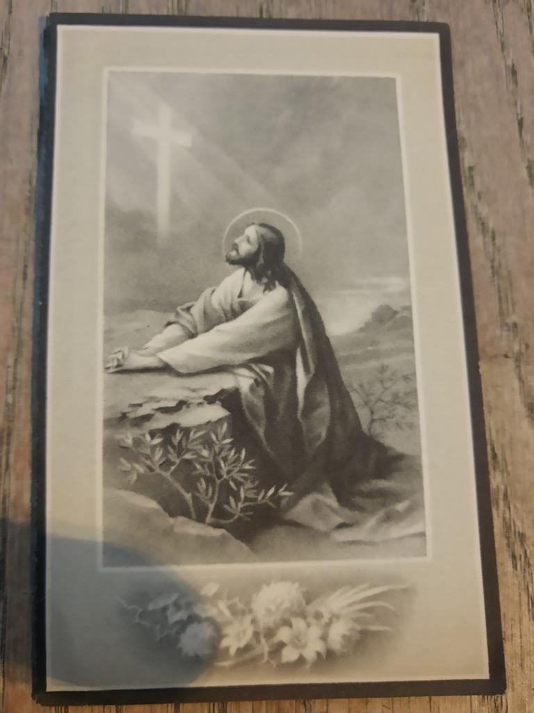 Bp oudstrijder 14-18, Ename 1886-1950, De Clercq Petrus, Verzamelen, Bidprentjes en Rouwkaarten, Ophalen of Verzenden