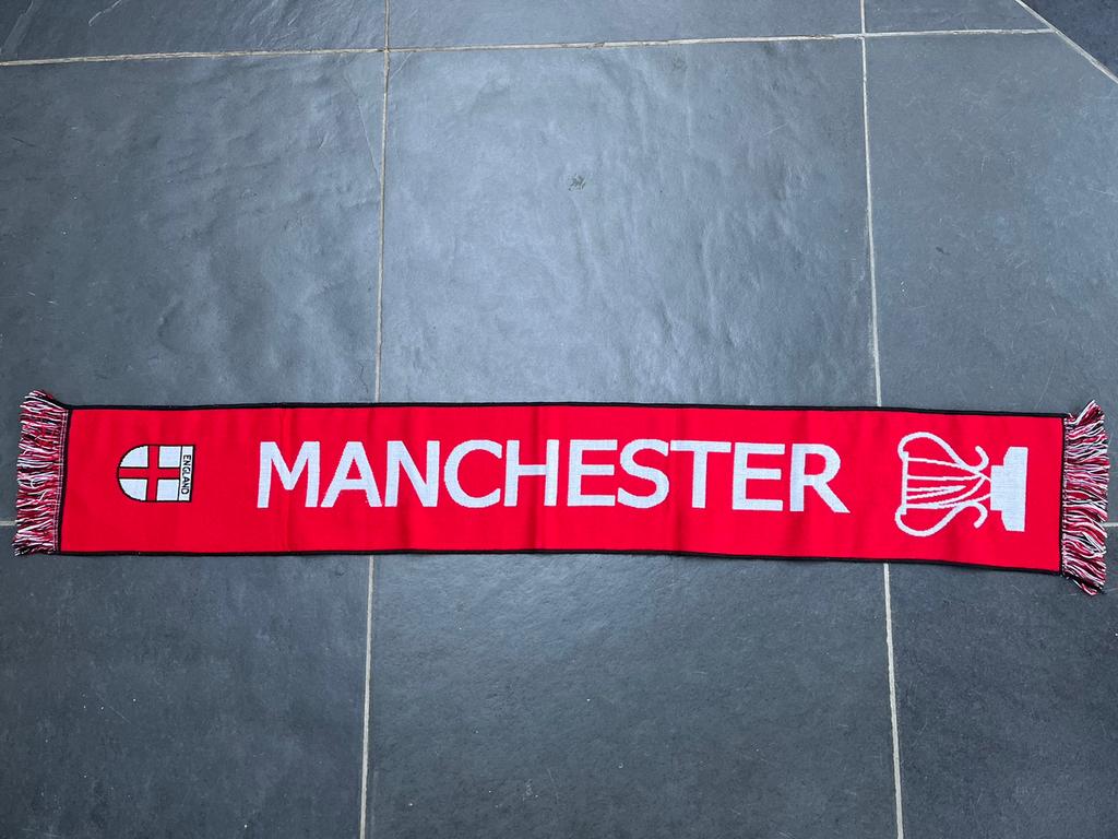 Sjaal Manchester, Sport en Fitness, Ophalen of Verzenden, Zo goed als nieuw
