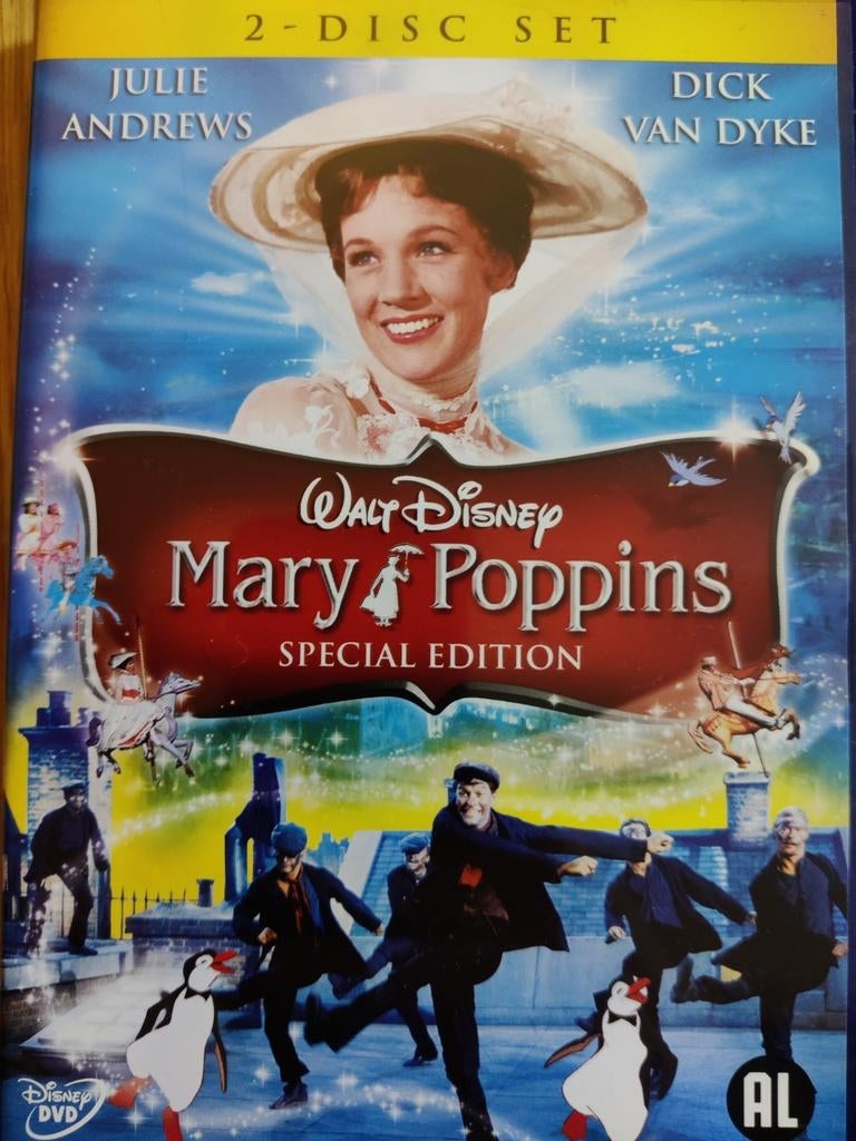 Mary Poppins (1964) (Julie Andrews) (Disney) DVD, Ophalen of Verzenden, Zo goed als nieuw