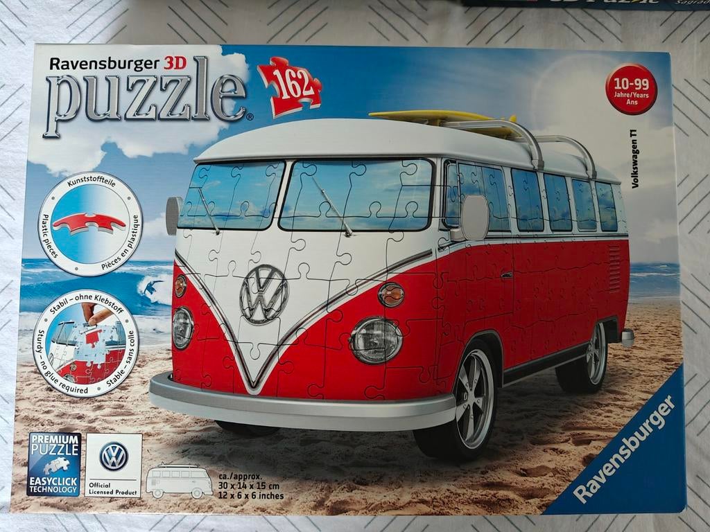 4 verschillende 3D-puzzels, Ophalen of Verzenden
