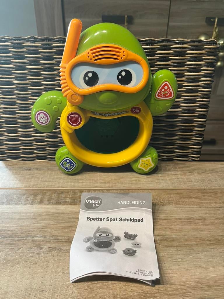 VTech Spetter Spat Schildpad, Ophalen, Gebruikt, 6 maanden tot 2 jaar