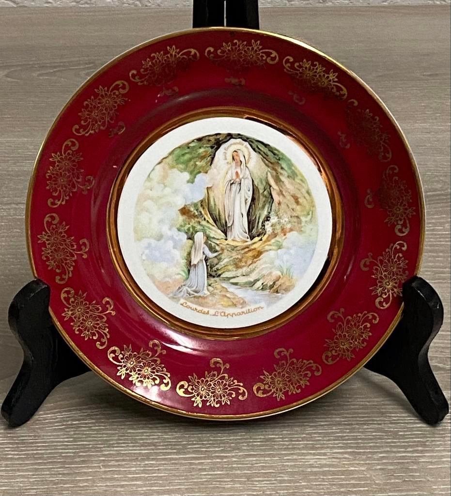 Ancienne assiette en porcelaine de Limoges F. prix : 10€, Enlèvement ou Envoi