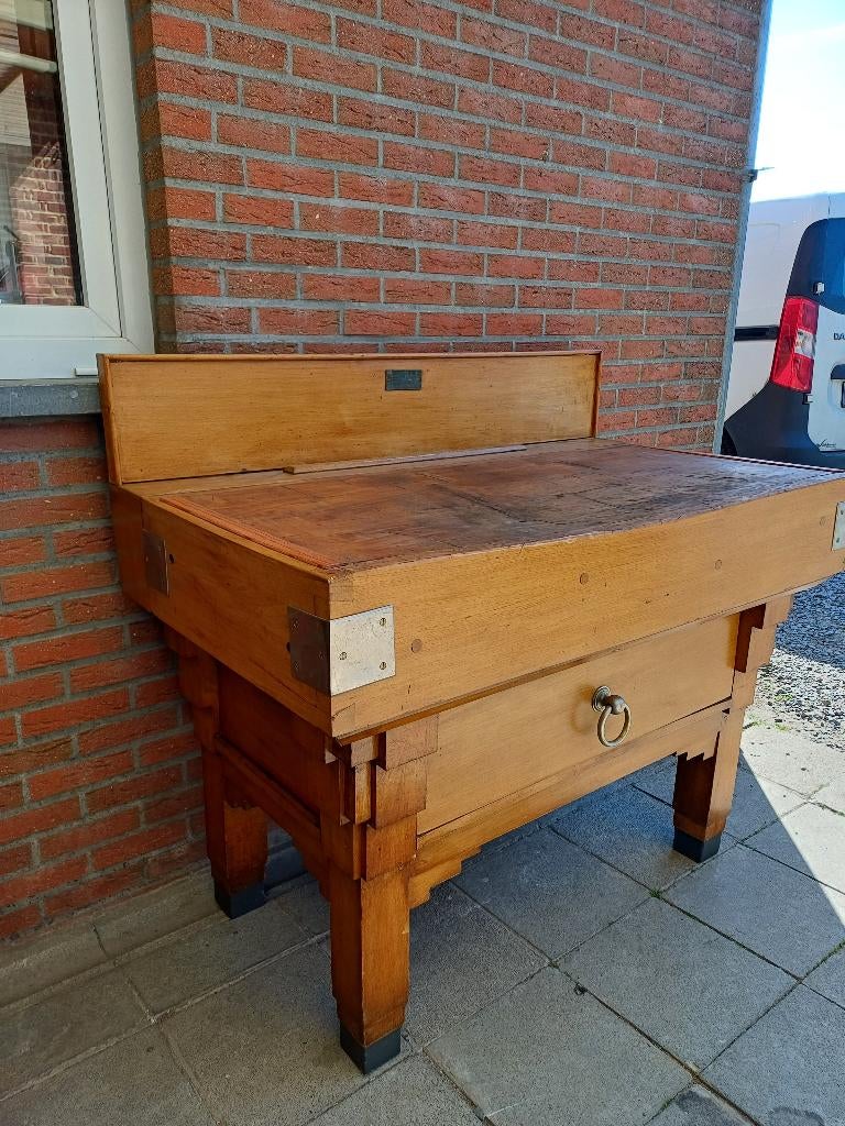 Kapblok,  hakblok , beenhouwersblok, Ophalen