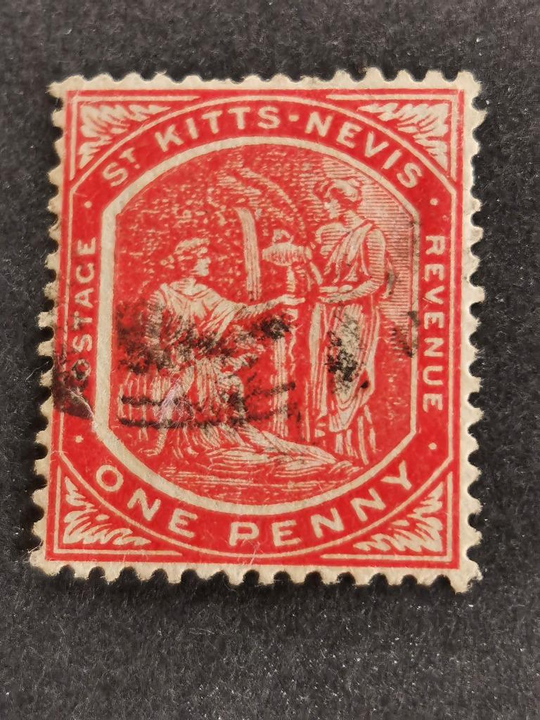 St Kitts-Nevis 1905 - geneeskrachtige bron, Ophalen of Verzenden, Gestempeld, Midden-Amerika