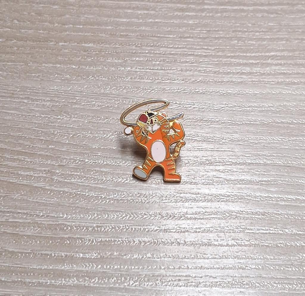 PIN - TIJGER - CIRCUSTIJGER - TIGRE DE CIRQUE, Collections, Envoi, Utilisé, Figurine, Insigne ou Pin's