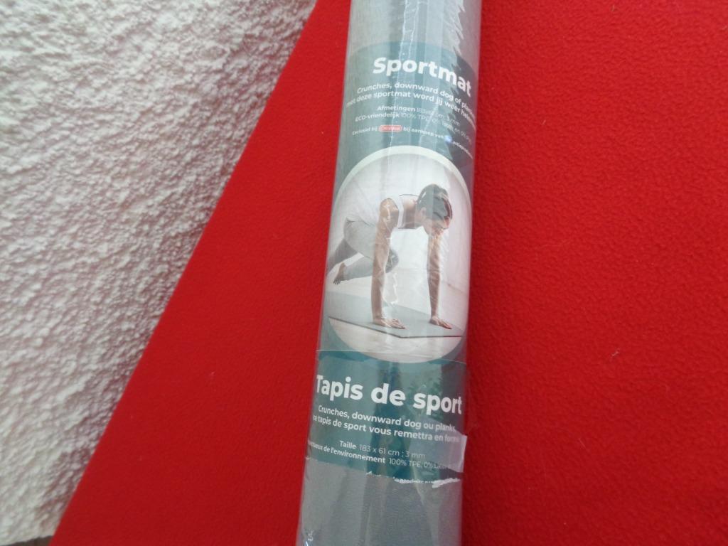 Tapis de sport gris Neuf, Sports & Fitness, Gymnastique, Enlèvement ou Envoi, Neuf, Gris, Autres types