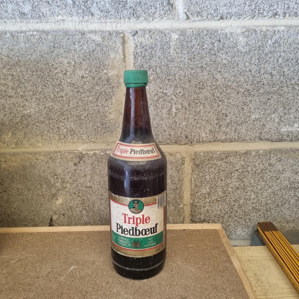 Bouteille de bière Triple Piedboeuf, Collections, Enlèvement ou Envoi, Utilisé, Bouteille(s), Autres marques