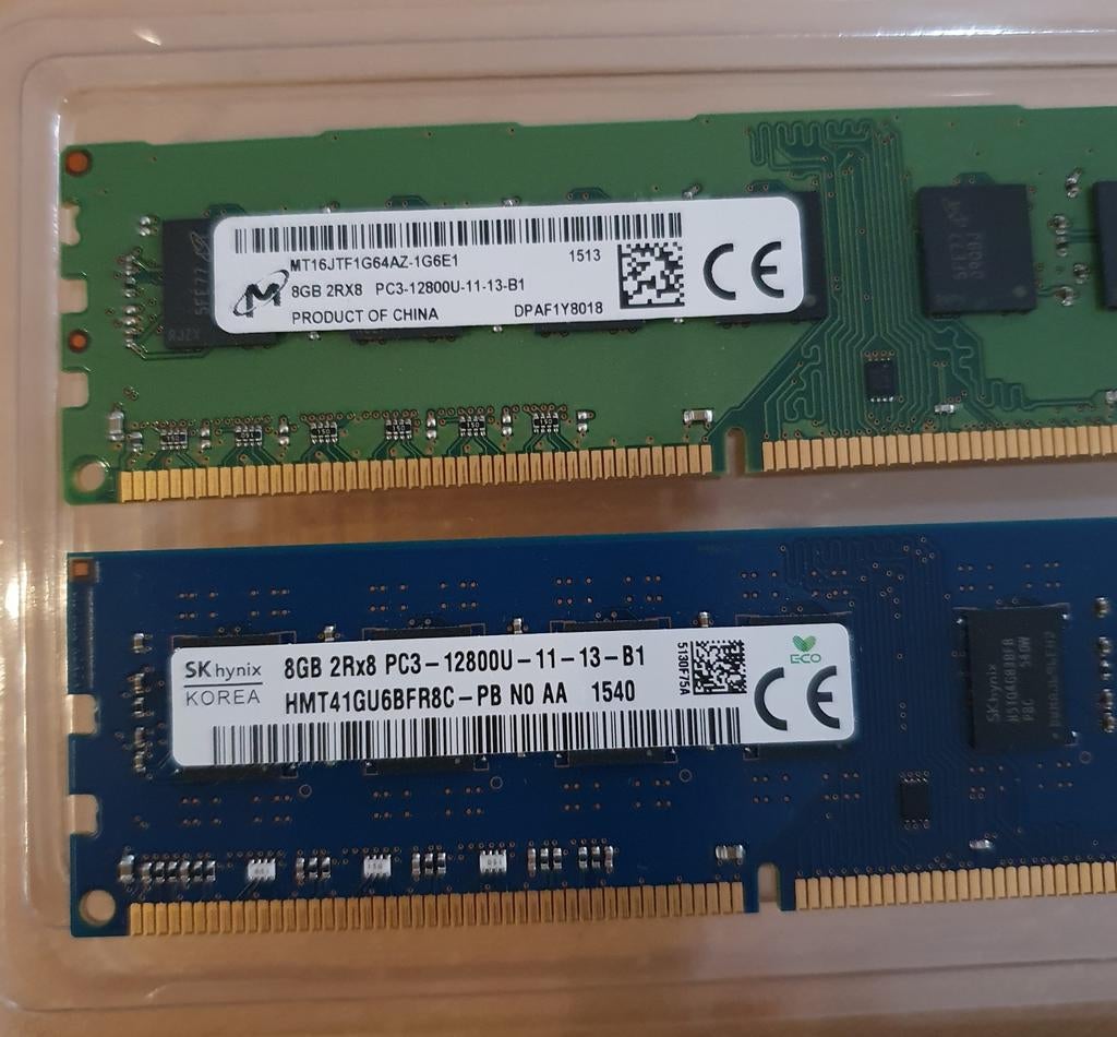 HP Z230 mem 8Gb ddr3 pc3-22800 1600mHz| Ook 1Gb ddr2pc2-5300, Computers en Software, Gebruikt, 8 GB, DDR3, Ophalen of Verzenden
