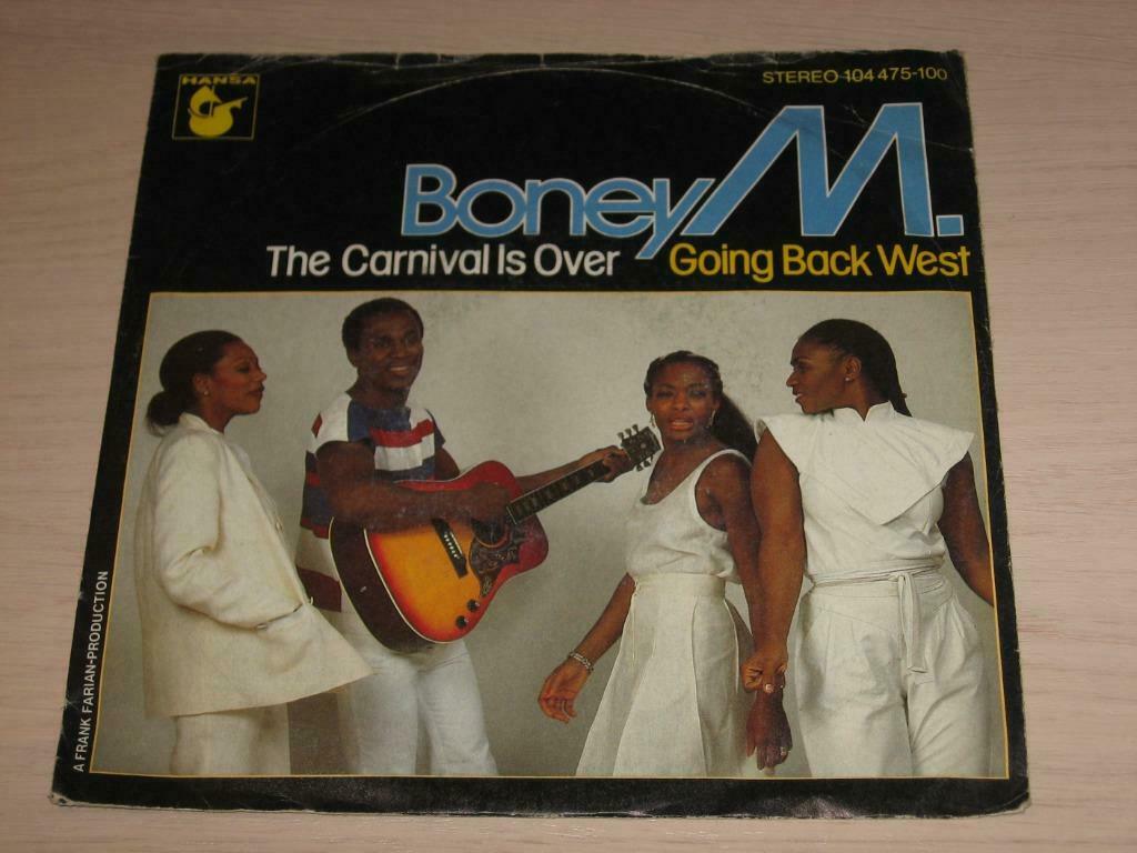 disque vinyl 45 tours Boney M. ‎– The Carnival Is Over, Enlèvement ou Envoi, Comme neuf