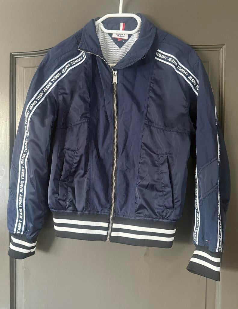 Veste d'été Tommy jeans XXS, Enlèvement ou Envoi, Comme neuf, Taille 34 (XS) ou plus petite, Bleu