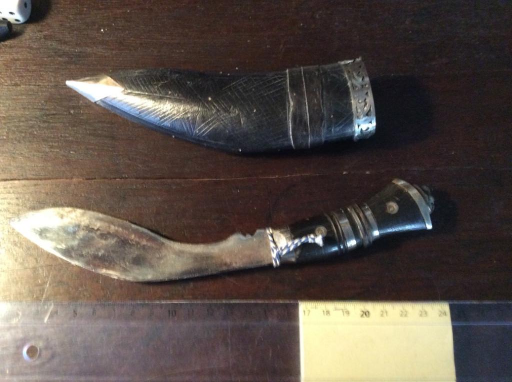 antiek Kukri mes, Ophalen of Verzenden, Overige soorten, Mes of Dolk