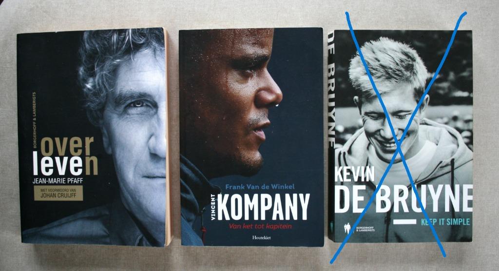 De Bruyne-Pfaff-Kompany: biografie., Boeken, Ophalen of Verzenden, Gelezen, Diverse auteurs, Sport