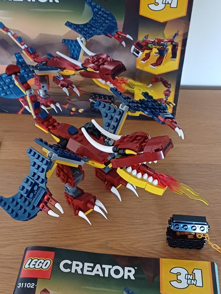 Lego 31102 Creator 3 en 1 Dragon, scorpion, Enlèvement, Lego