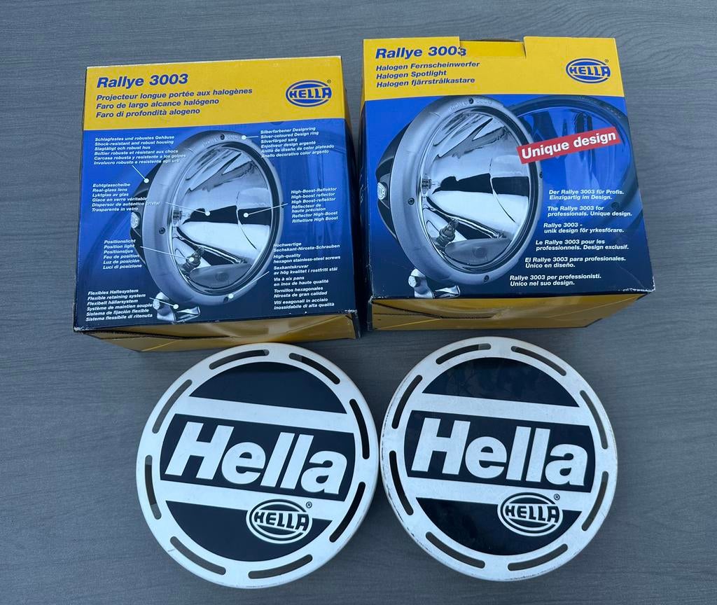 Hella Rallye 3003 met kappen, Auto-onderdelen, Verlichting, Ophalen, Nieuw