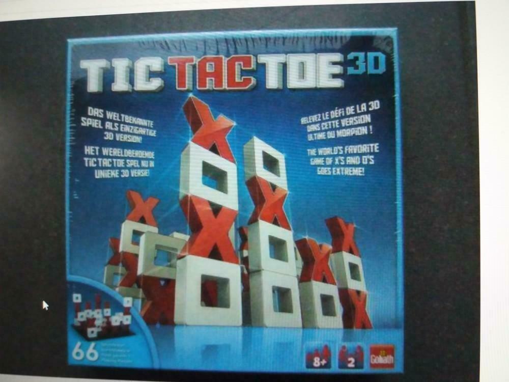 nieuw gezelschapsspel Tic Tac Toe, Enlèvement, Neuf