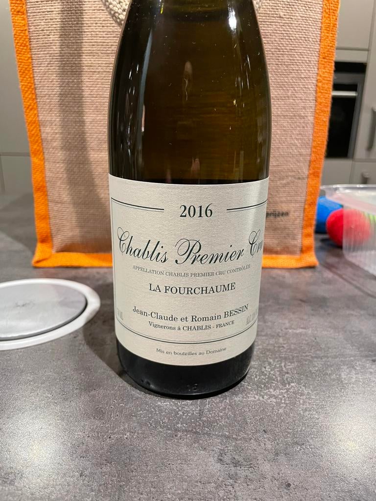 Chablis premier cru - la fourchaume - witte wijn, Ophalen, Zo goed als nieuw, Witte wijn