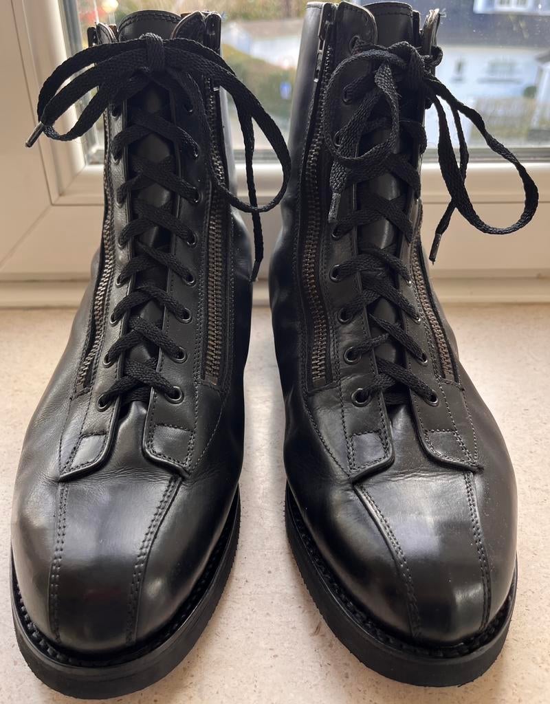 CHAUSSURES PARABOOT VOL 73 EN PARFAIT ÉTAT, Ophalen, Zwart, Lage of Enkellaarzen, Zo goed als nieuw