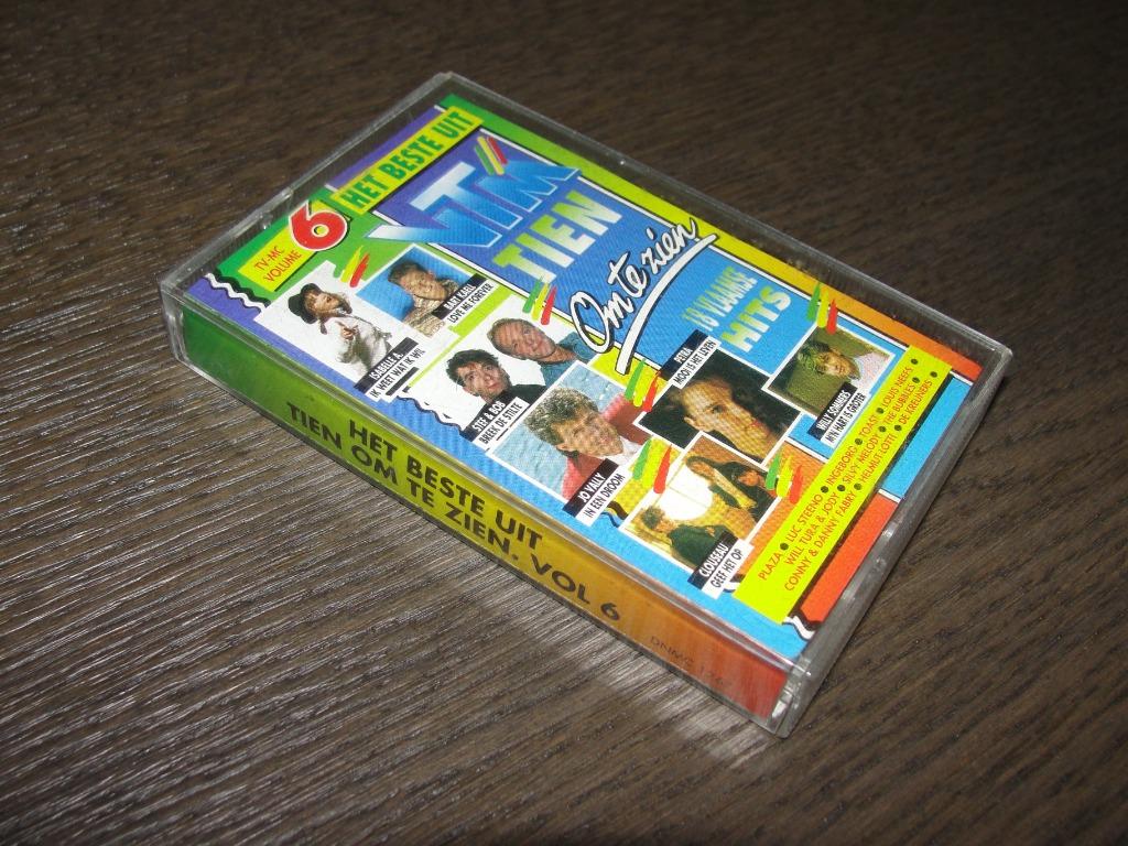Muziekcassette Het beste uit Tien om te zien Vol 6 VTM  1991, Cd's en Dvd's, 1 bandje, Ophalen of Verzenden, Zo goed als nieuw