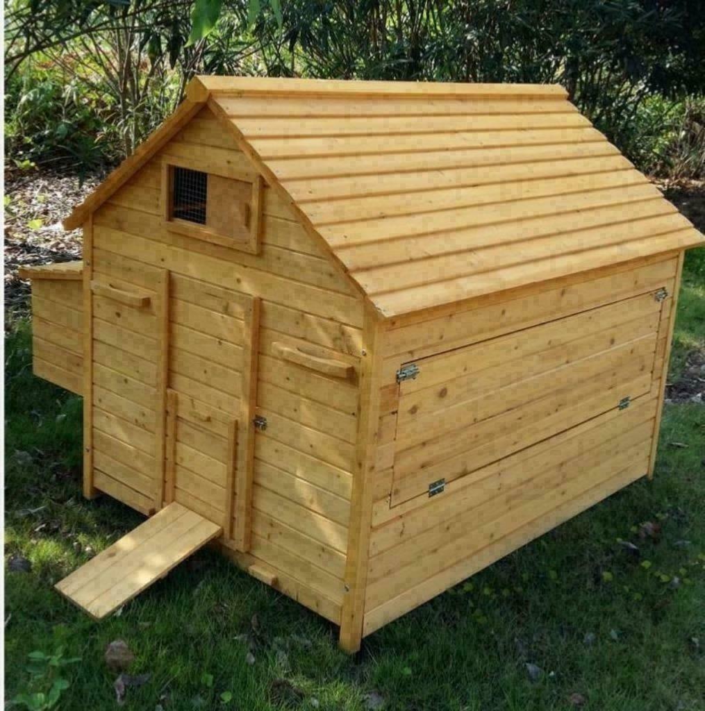 Poulailler XXL abri 18 poules GEANT enclos poule coq parc, Envoi, Neuf, Poulailler