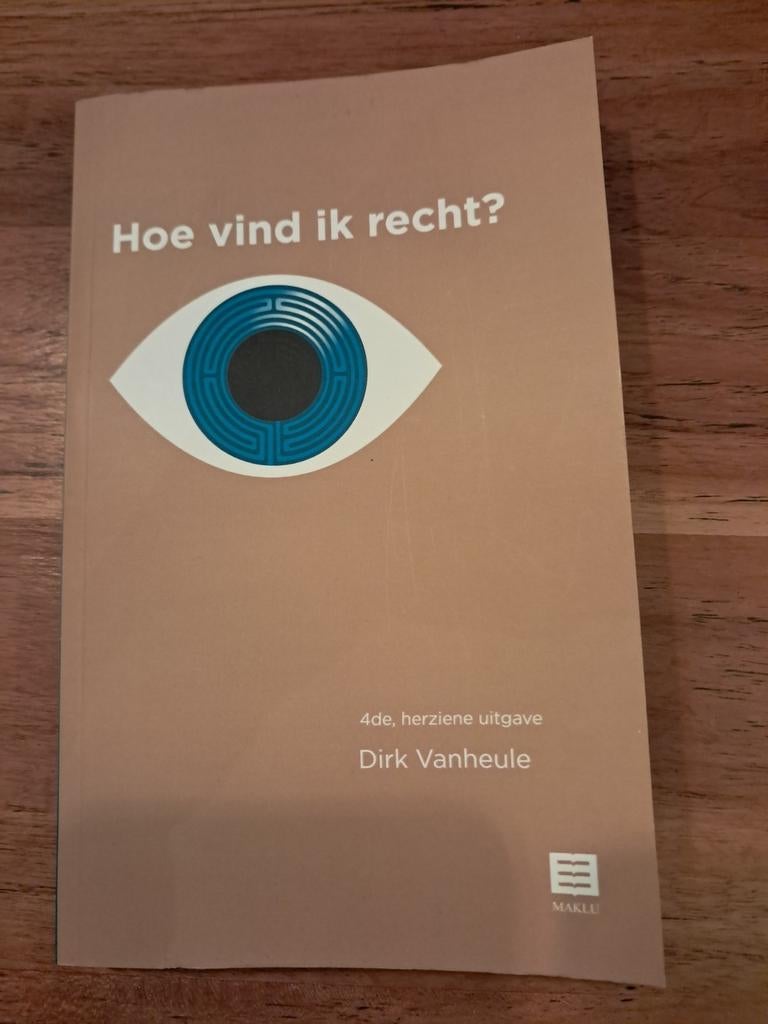 Dirk Vanheule - Hoe vind ik recht?, Enlèvement ou Envoi, Neuf, Dirk Vanheule