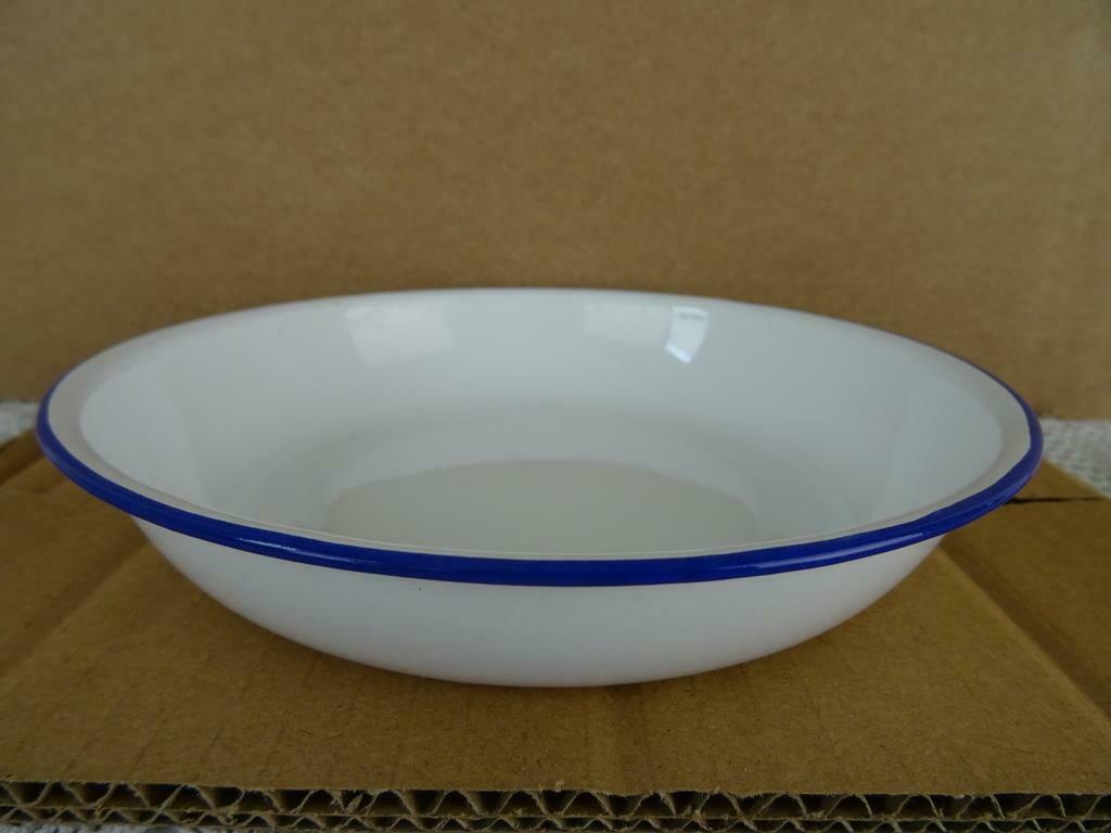 Bol Bol vintage émaillé Assiette bol Chine, Enlèvement ou Envoi, Rond, Comme neuf, Autres matériaux
