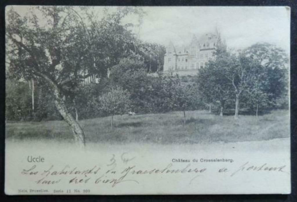Carte postale Uccle Château du Croeselenberg, Collections, Cartes postales | Belgique, Enlèvement ou Envoi, Non affranchie, Bruxelles (Capitale)