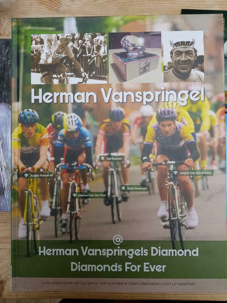 Herman Vanspringel Livre cadeau de luxe Diamants, Enlèvement ou Envoi, Comme neuf, Course à pied et Cyclisme, Luc Wuyts -  Uytterhoeven
