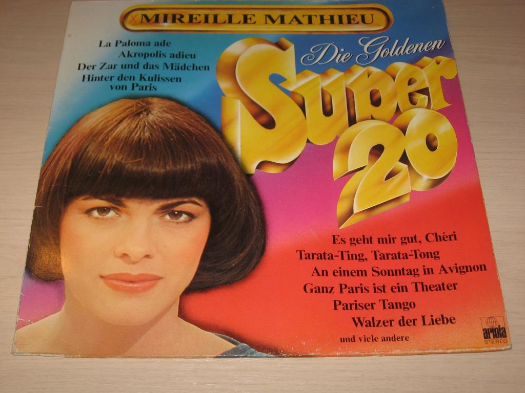 Disque vinyl 33 tours Mireille Mathieu super 20, Enlèvement ou Envoi, Comme neuf