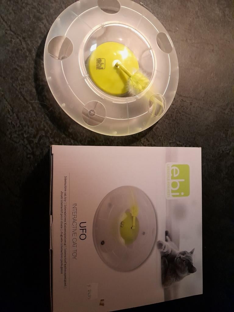 Kattenspeelgoed met ronddraaiende veer, Dieren en Toebehoren, Kattenspeelgoed, Ophalen, Nieuw, Intelligentiespeelgoed