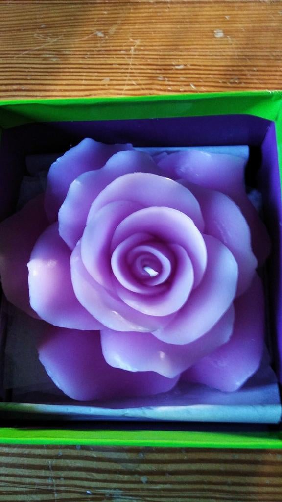 Kaars in de vorm van een bloem nieuw, Ophalen of Verzenden, Kaars