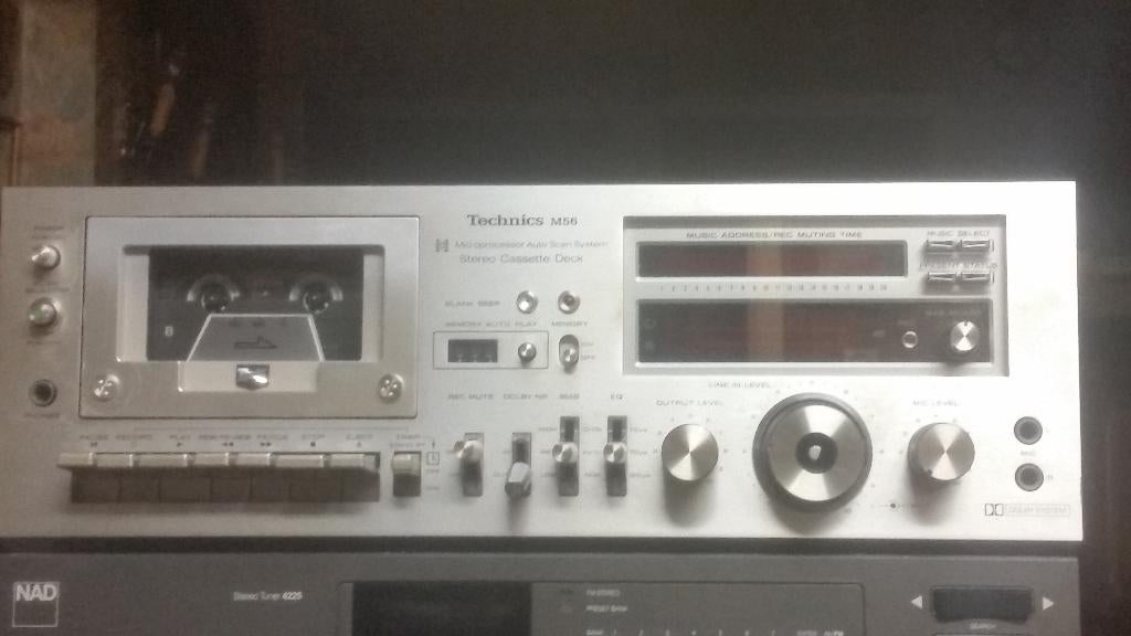 Lecteur cassette Technics deck M 56  Haut de Gamme, Enlèvement ou Envoi, Simple
