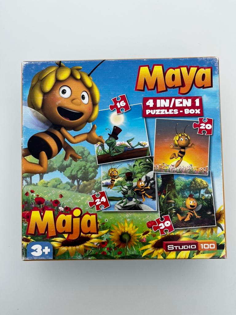 Puzzel-box  4 in 1   “Maya”, Ophalen, Gebruikt