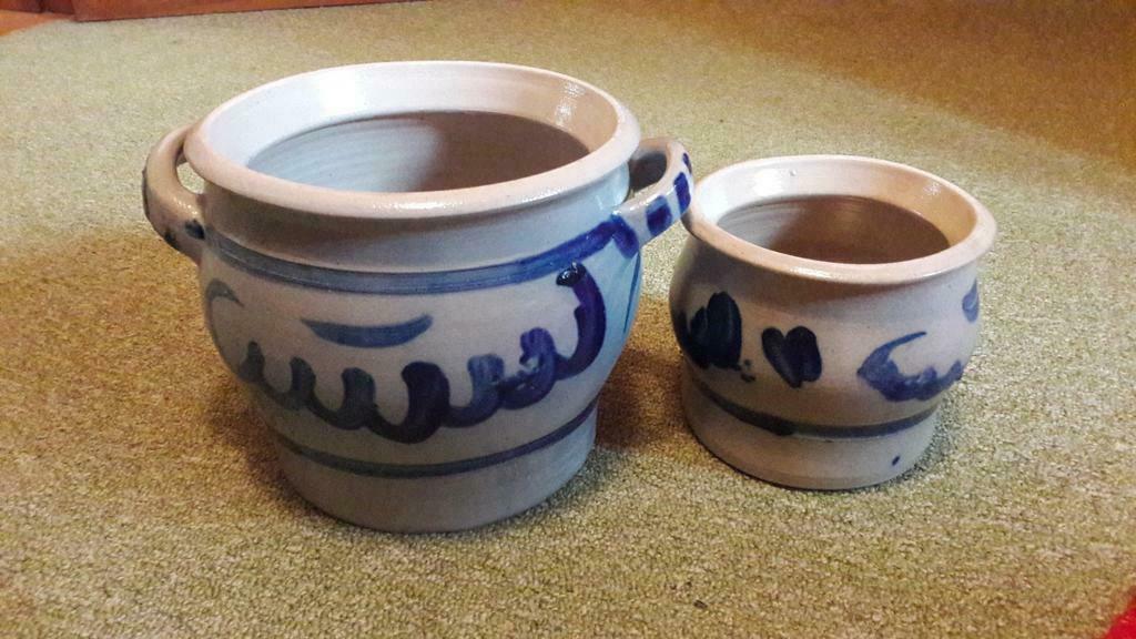 Mosterdpot  en vetpot, Ophalen of Verzenden, Nieuw, Aardewerk