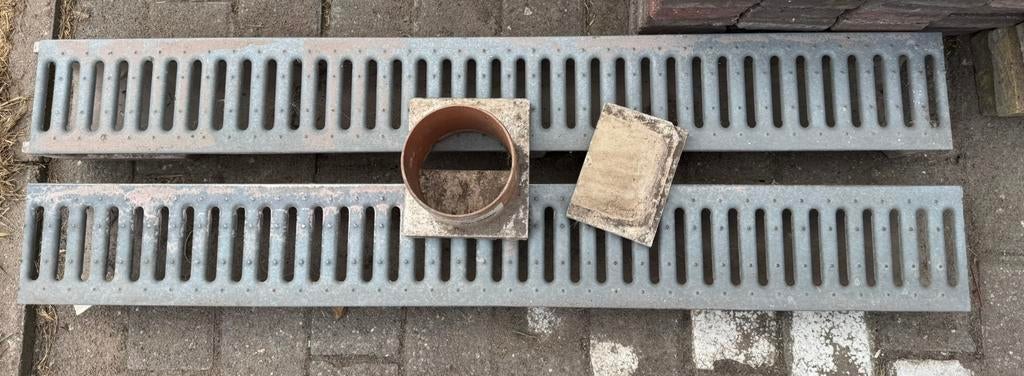 Afvoergoot, Ophalen, Gebruikt, 2 tot 4 meter, 80 mm of meer