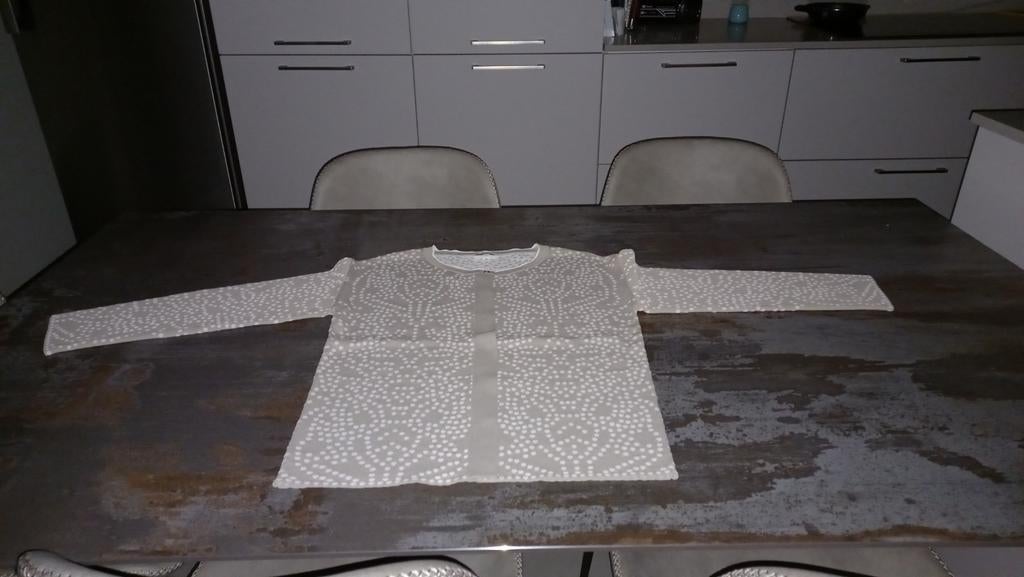 Zomercardigan van Mayerline, small, beige met witte stippen, Kleding | Dames, Blouses en Tunieken, Ophalen of Verzenden