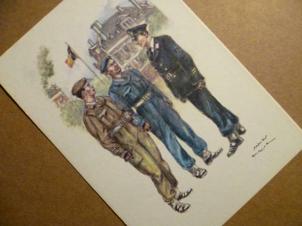 leerlingen Intermachten, 1963, Historia, uniformen, prent, Envoi, Armée de terre, Vêtements ou Chaussures