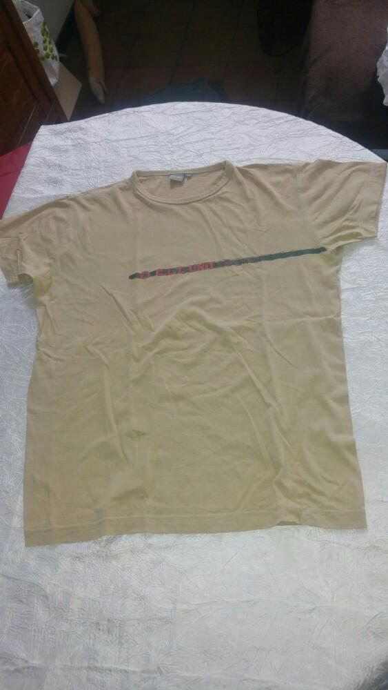 Vintage T-shirt homme beige C.L.T. Unit WE XL, Ophalen of Verzenden, Gedragen, Maat 52/54 (L), Beige