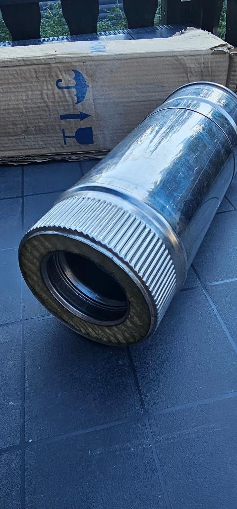 Bofill telescopische dubbelwandig rookkanaal 80, Huis en Inrichting, Kachels, Ophalen, Nieuw, Vrijstaand, Pelletkachel