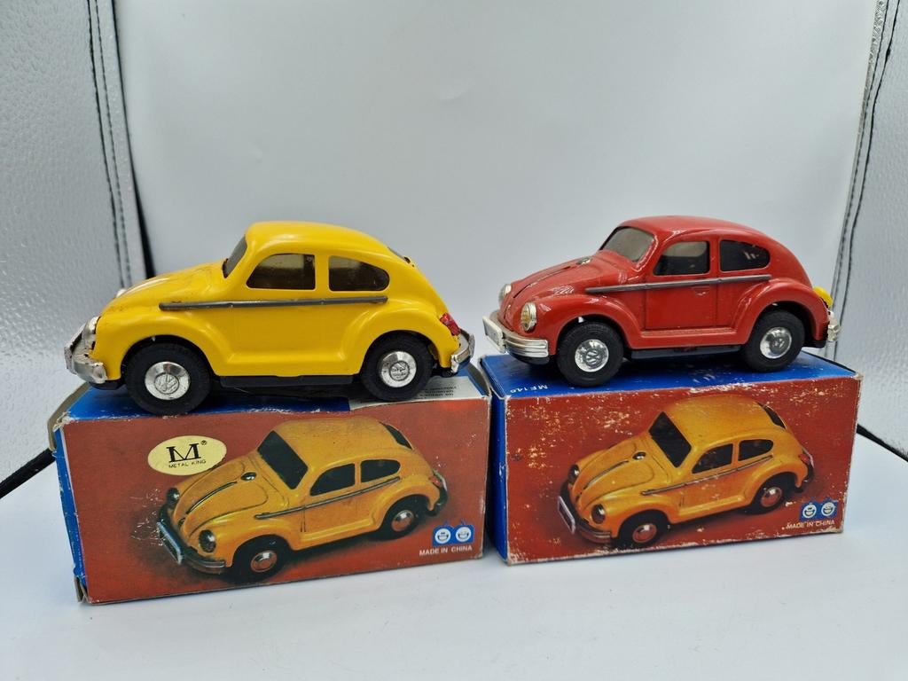 Vw kever model auto's blik china, Ophalen of Verzenden, Zo goed als nieuw, Auto